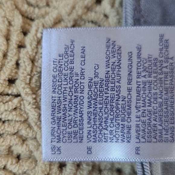 NYDJ 'Teresa' High Waist Grey Wash Utility Wide Leg Jean - Size 20W - Picture 9 of 9